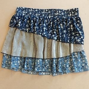 Maurice's Tiered Blue Boho Skirt